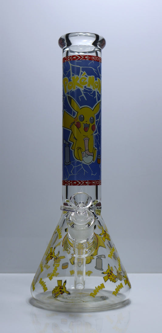 Cartoon Cloud Chasers - Large Beaker Bongs