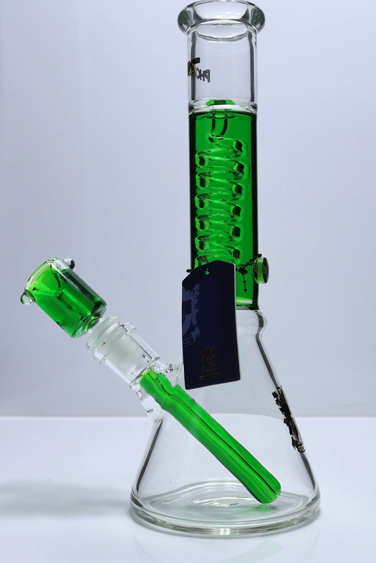 Phoenix Star Green Glacier Core - Beaker Bong