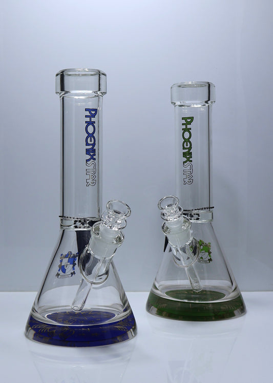 Phoenix Star Premium Bongs - Dual Colour Edition (Blue/Green)