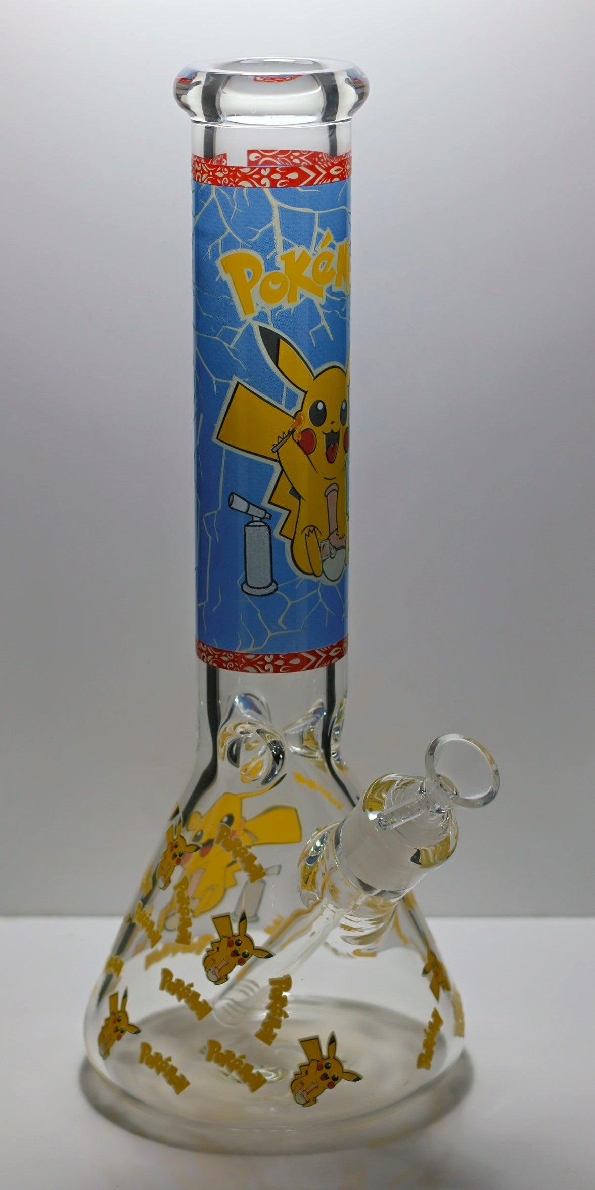 Cartoon Cloud Chasers - Large Beaker Bongs