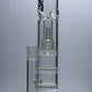 Large Phoenix Star 4 Perc Straight Bong