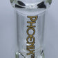 Large Phoenix Star 4 Perc Straight Bong