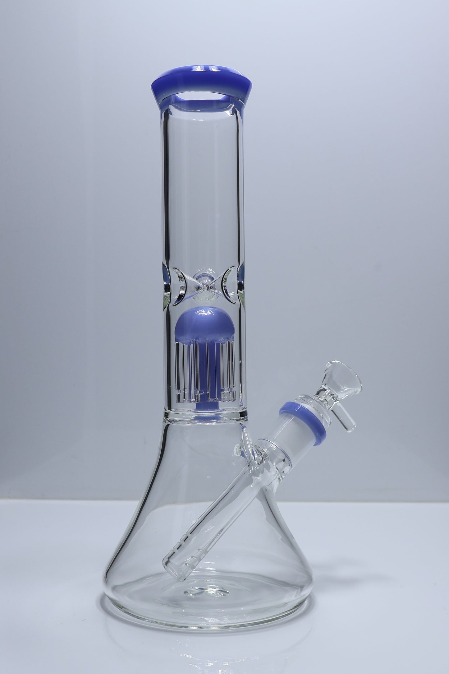 Beaker Bong - Tree Perc Blue Edition