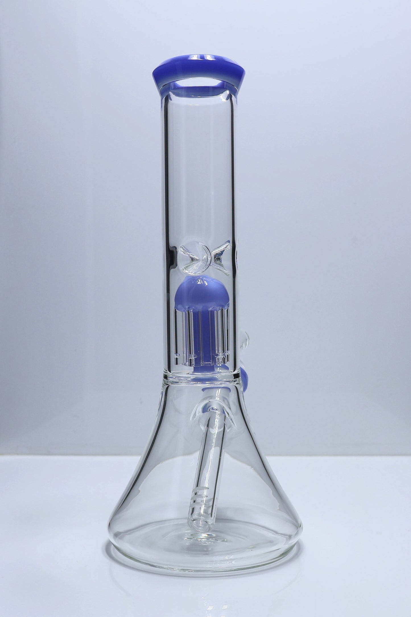 Beaker Bong - Tree Perc Blue Edition