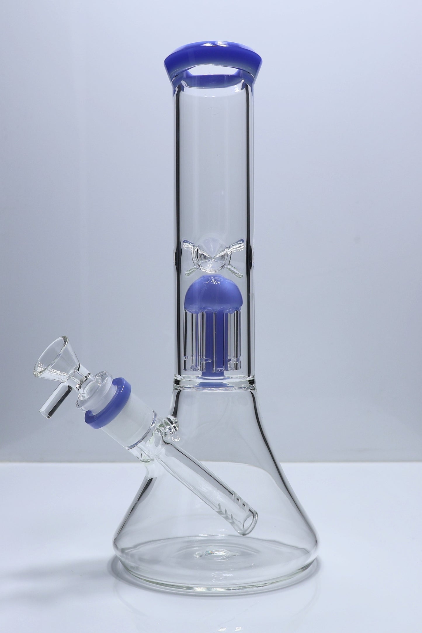 Beaker Bong - Tree Perc Blue Edition