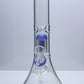Beaker Bong - Tree Perc Blue Edition