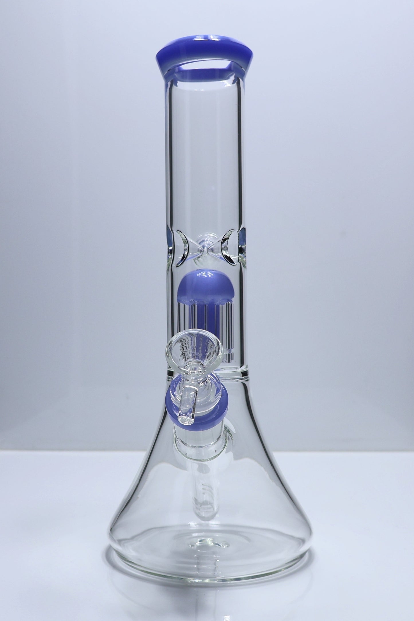 Beaker Bong - Tree Perc Blue Edition