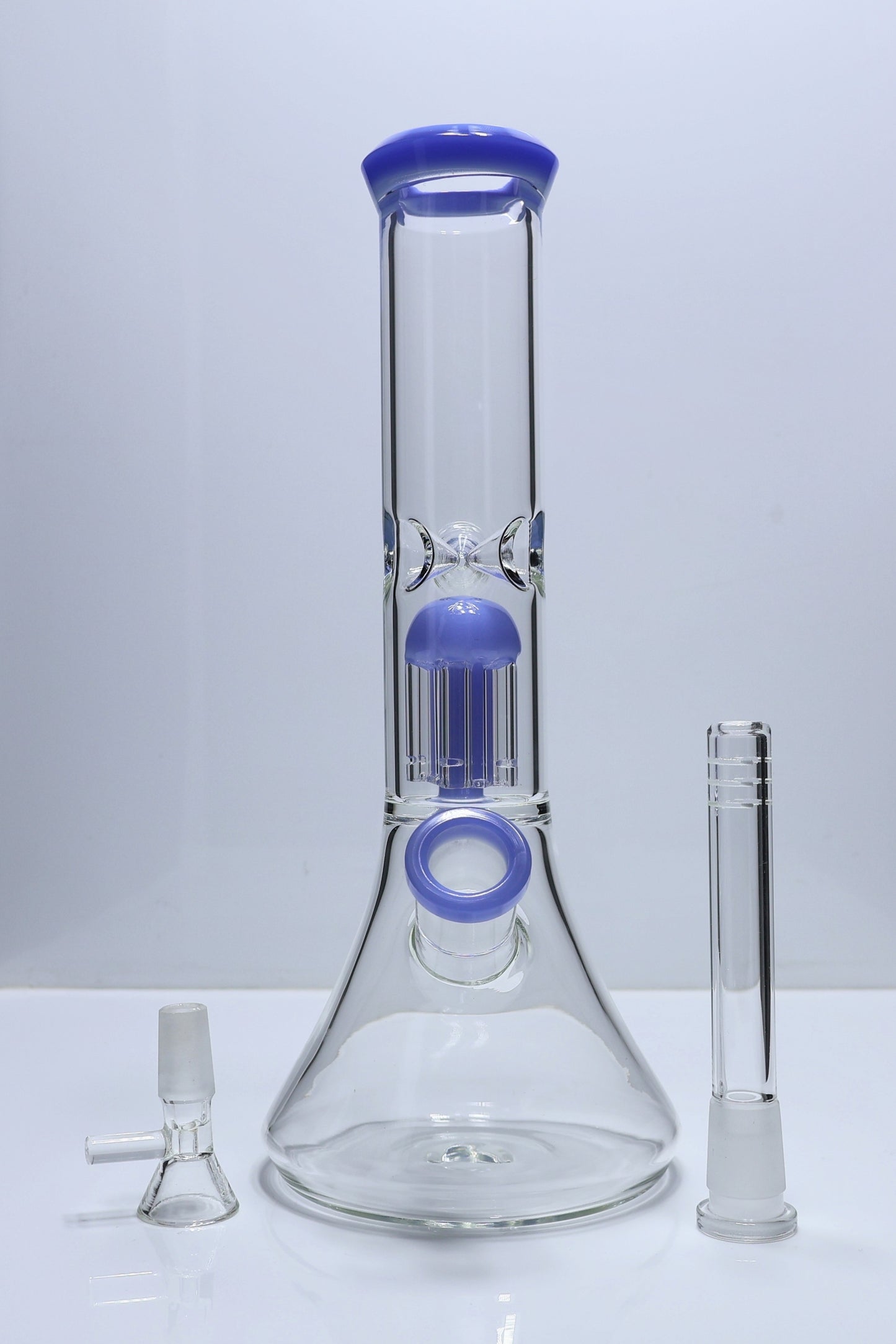 Beaker Bong - Tree Perc Blue Edition