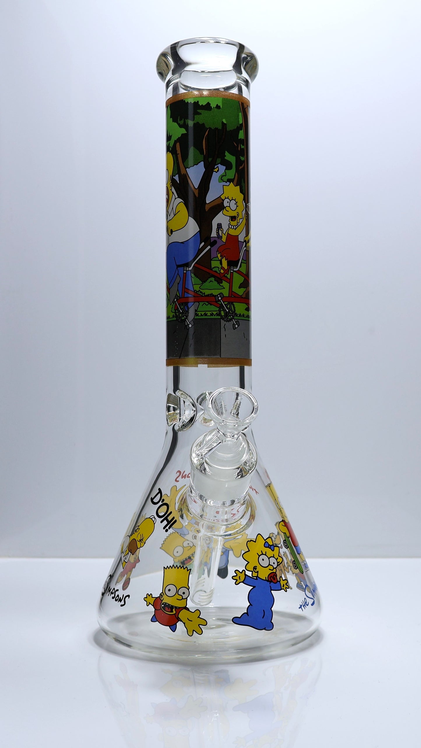 Cartoon Cloud Chasers - Large Beaker Bongs