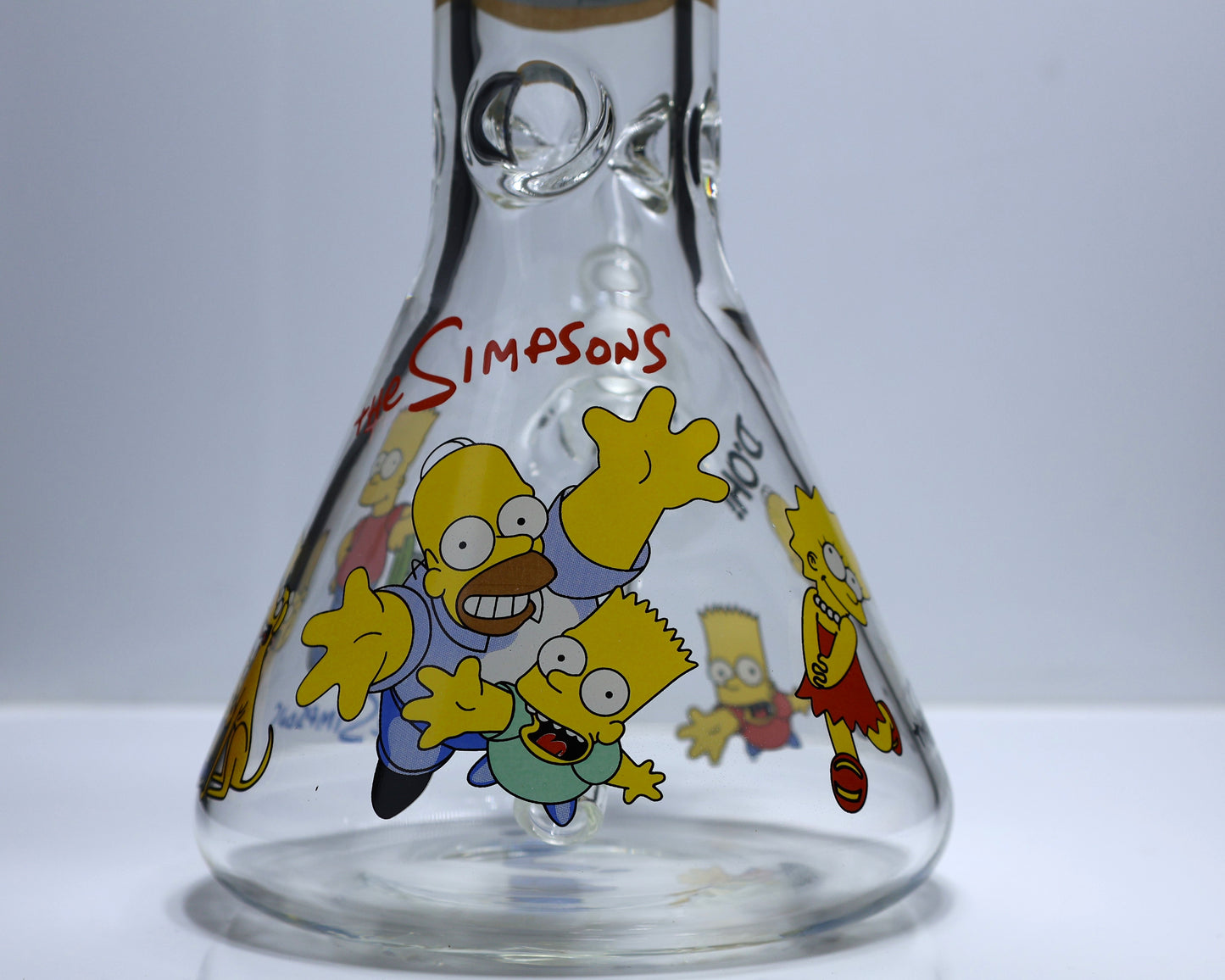 Cartoon Cloud Chasers - Large Beaker Bongs