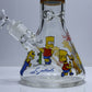 Cartoon Cloud Chasers - Large Beaker Bongs