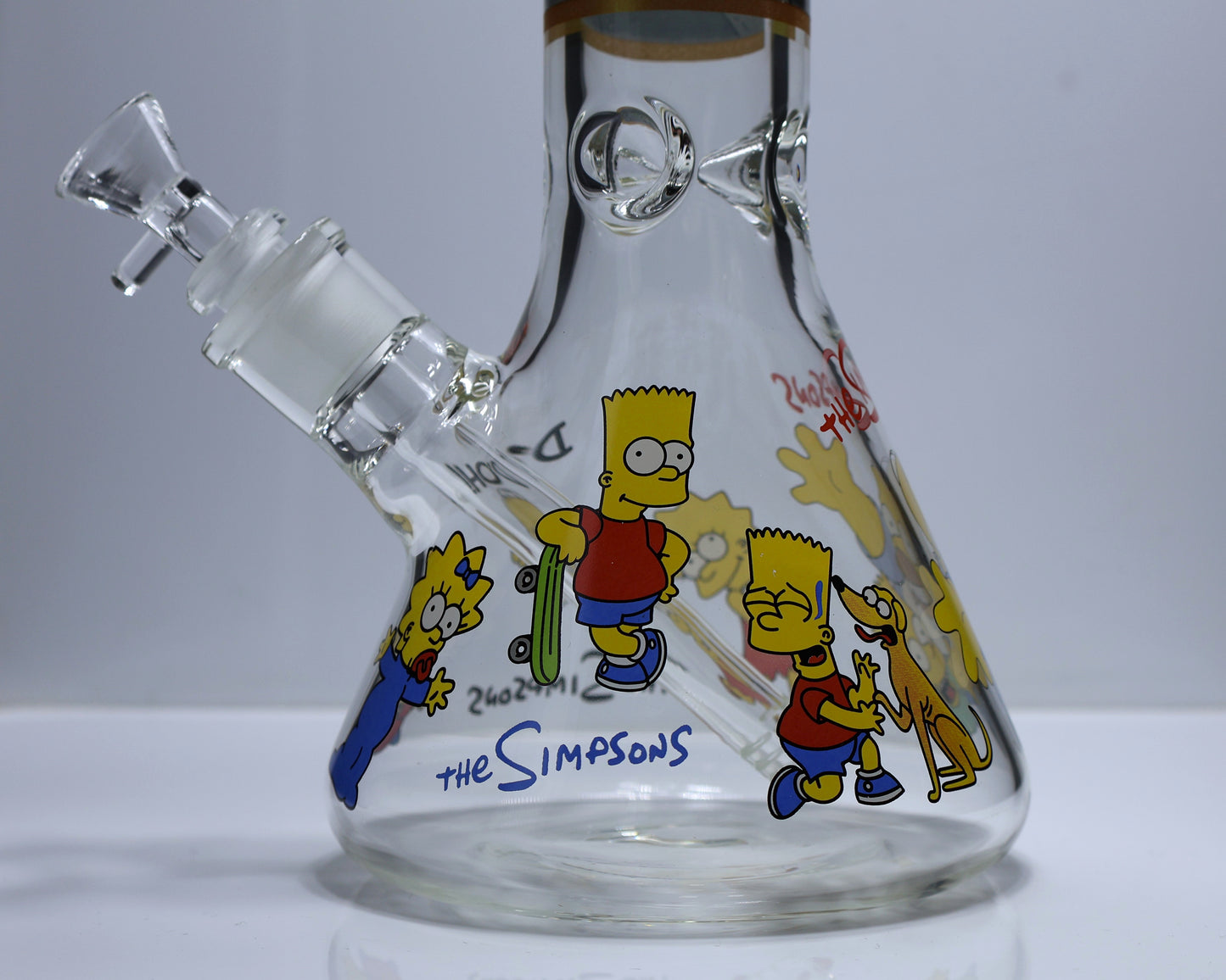 Cartoon Cloud Chasers - Large Beaker Bongs