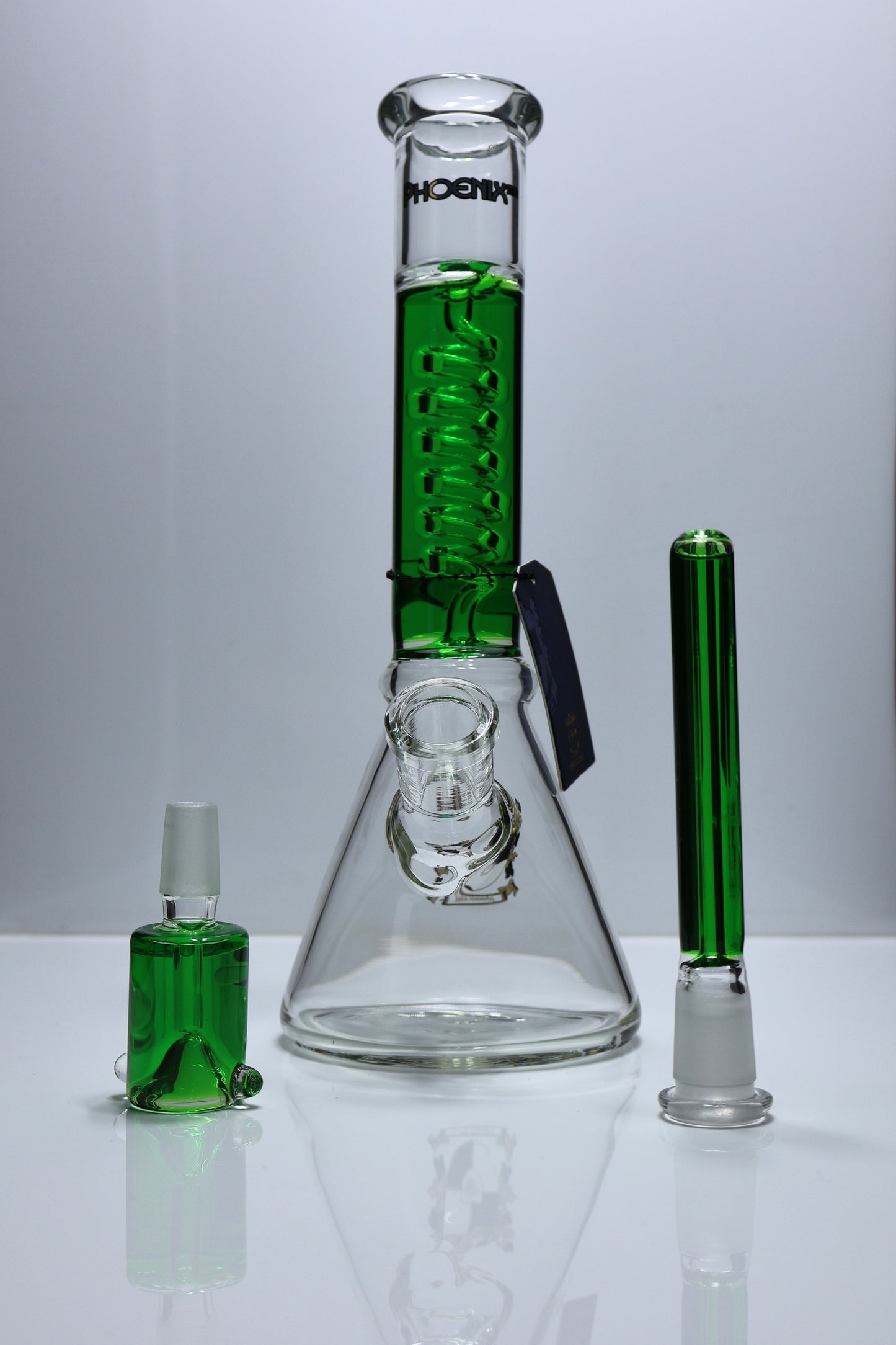 Phoenix Star Green Glacier Core - Beaker Bong