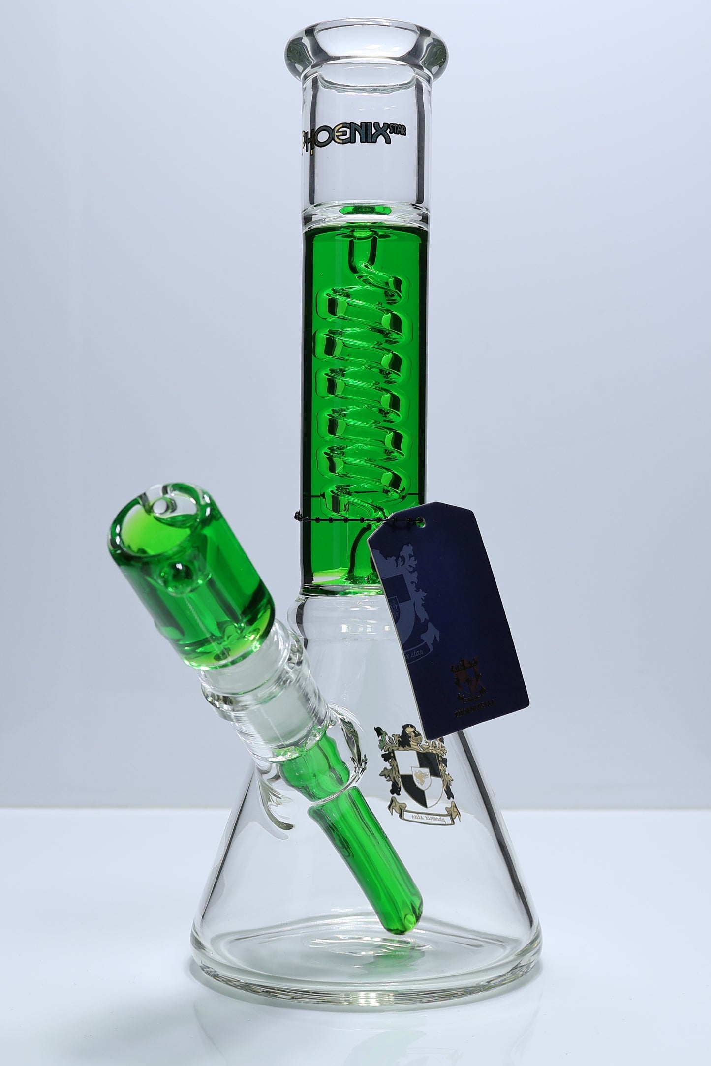 Phoenix Star Green Glacier Core - Beaker Bong