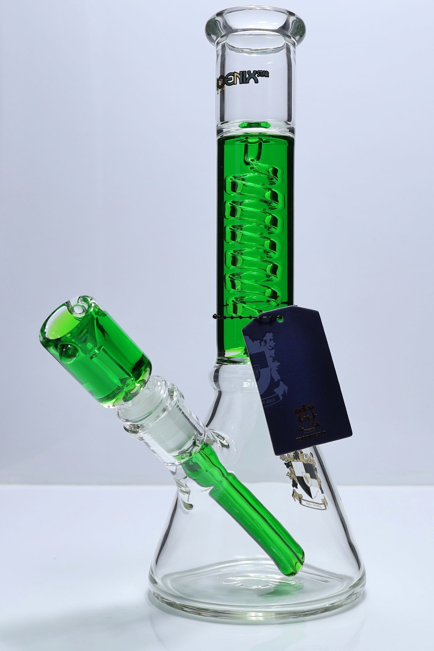 Phoenix Star Green Glacier Core - Beaker Bong