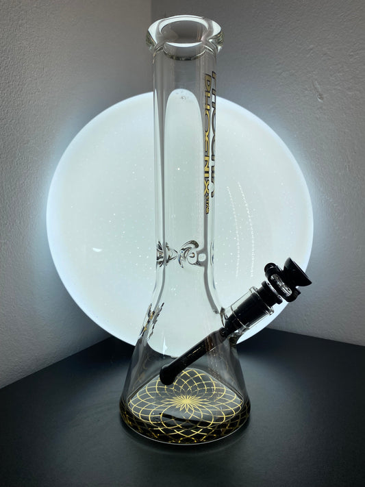 Large Phoenix black bong