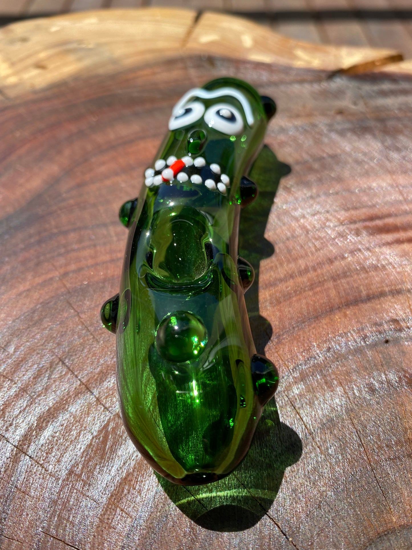 Rick and Morty Pickle Rick hand pipe